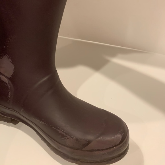 Maroon Hunter Boots Unisex boy size 4 girl 5 - Picture 4 of 7